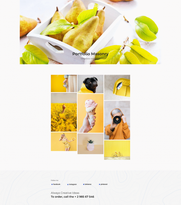 Proto Photographer Portfolio Template kit - Image 22