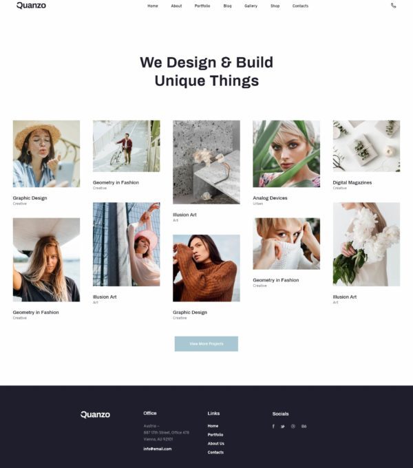 Quanzo Creative Portfolio Template kit - Image 28