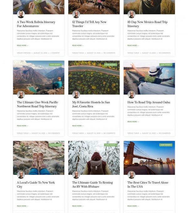 Travely Travel Blog Template kit - Image 9