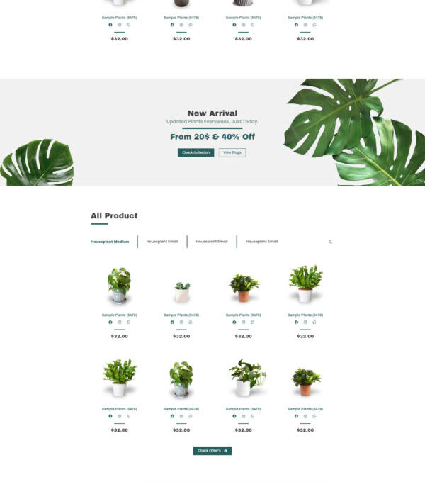 Plantsy Houseplants Elementor Template kit - Image 7