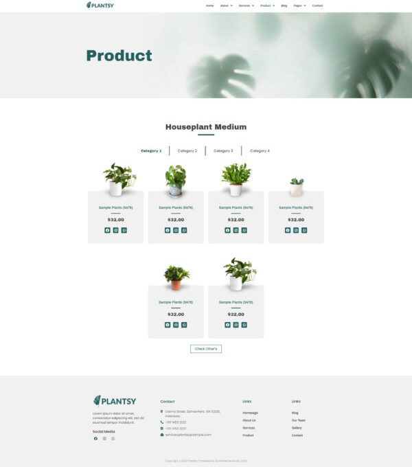 Plantsy Houseplants Elementor Template kit - Image 8