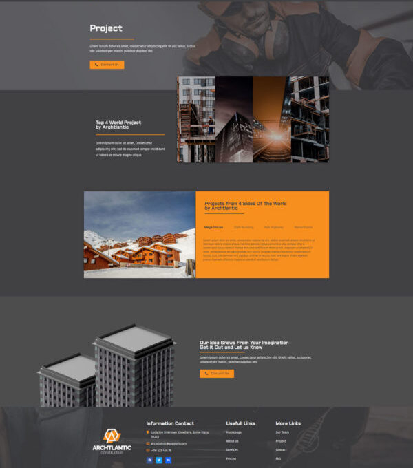 Archtlantic Construction Agency Elementor Template - Elementor Template Kit - Image 7