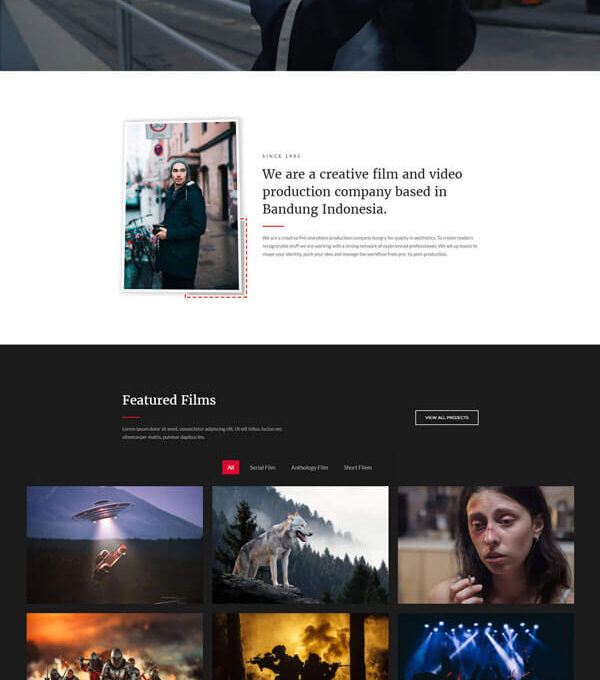 Rekam kit Modern Videographer Elementor Template K - Elementor Template Kit