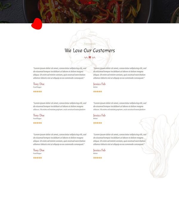 Kodai Asian Restaurant Elementor Template kit - Image 2