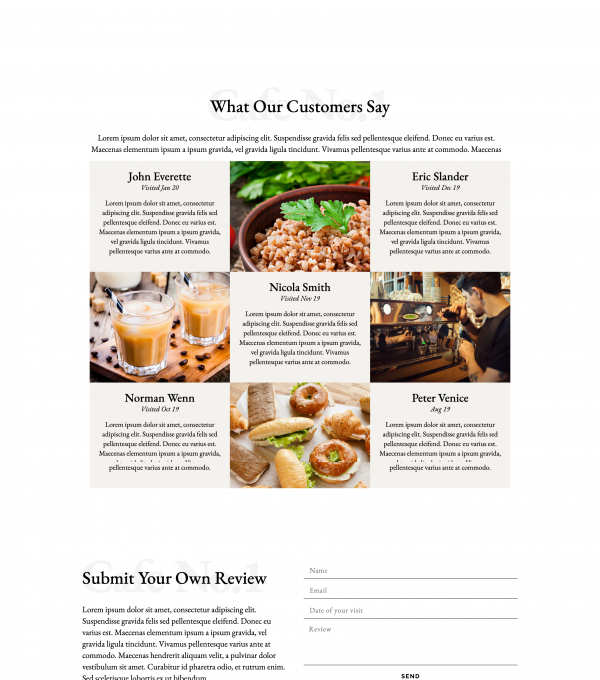 Cafe No 1 Cafe Restaurant Template kit - Image 5