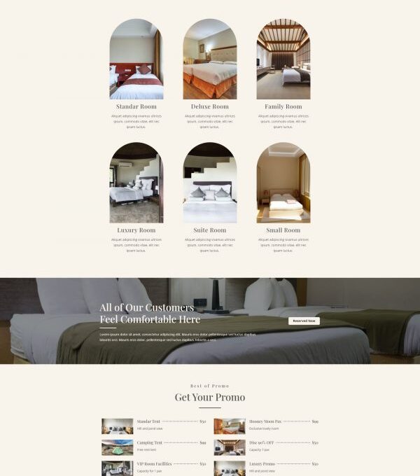 Megan Hotel Booking Template kit - Image 4