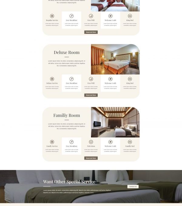 Megan Hotel Booking Template kit - Image 5