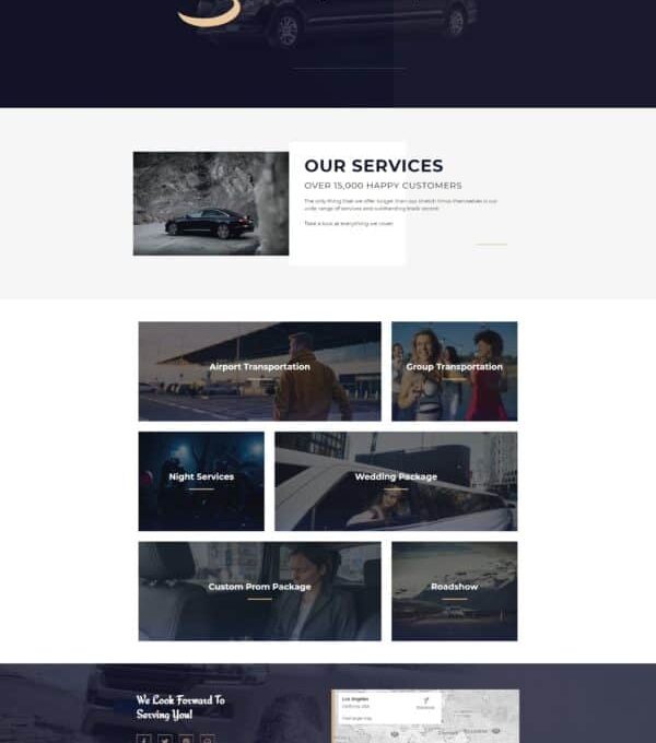 Royal Limo Limousine Rent Services Template kit - Image 6