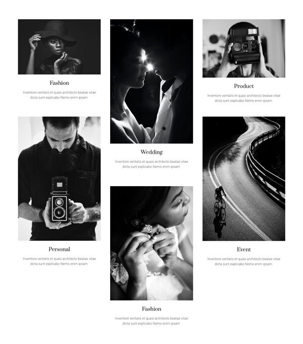 Pixelate Portfolio Photography Elementor Template - Elementor Template Kit - Image 17