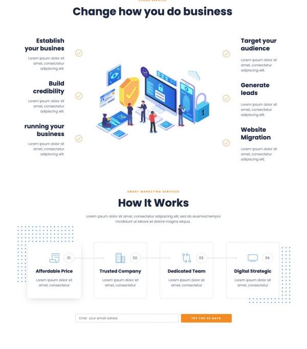 Incloud Web Hosting Elementor Template kit - Image 2