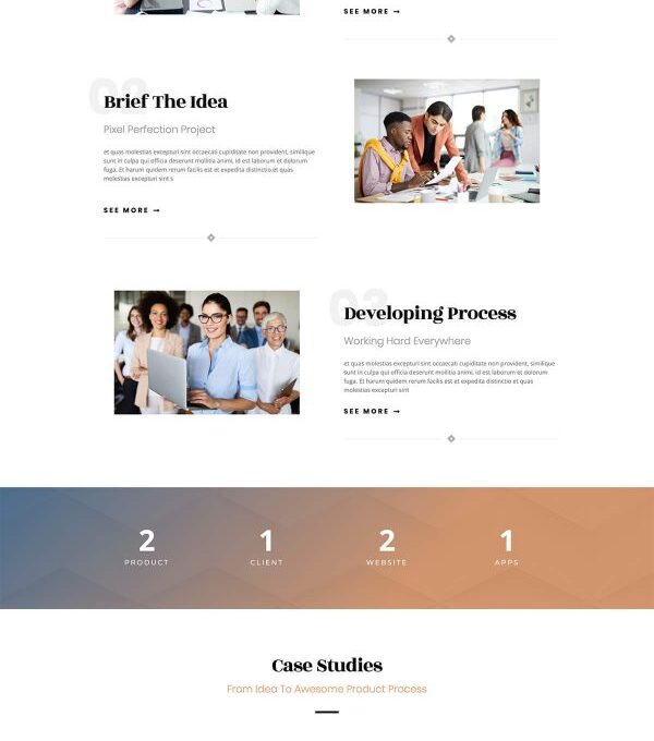 Space Creative Agency Template kit - Image 6