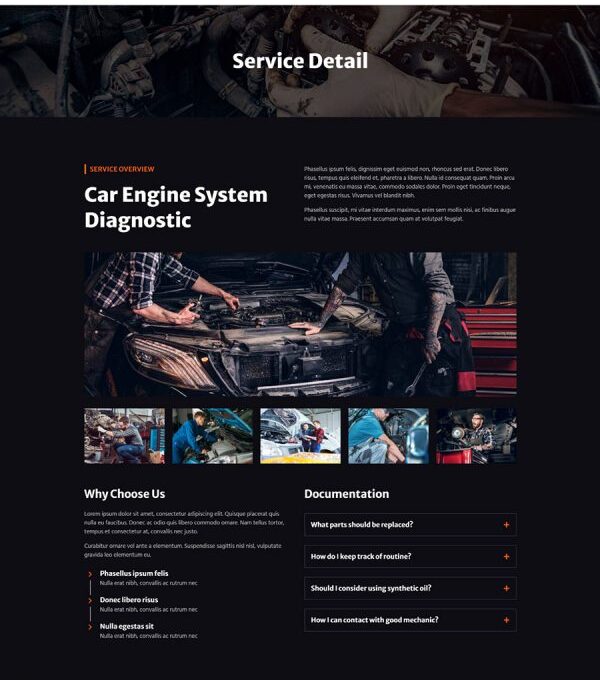 Carjo Car Services Repair Elementor Template kit - Image 9