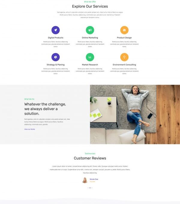 Statum Business Agency Elementor Template kit - Image 7