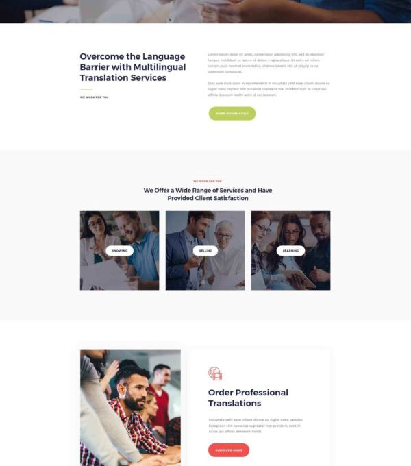 Translang Language Courses Translation Services El - Elementor Template Kit - Image 16
