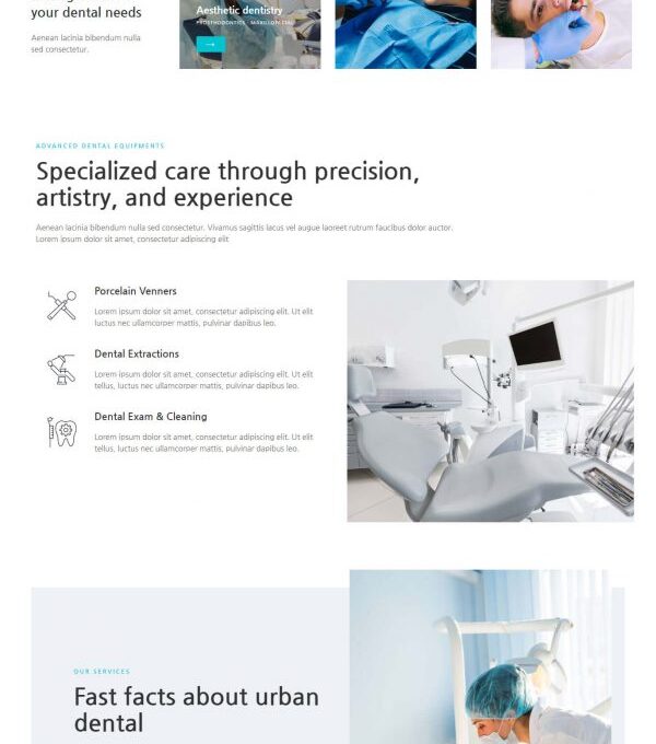 Urbandental Dentist Dental Clinic Template kit - Image 12