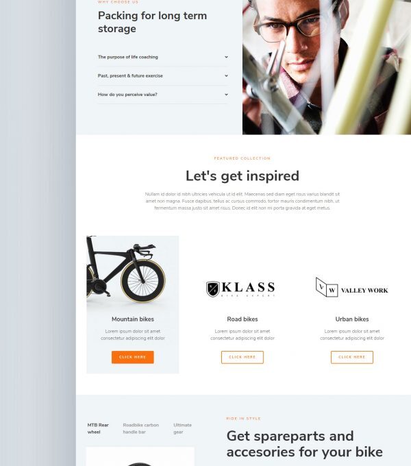 Colson Bike Woocommerce Elementor Template kit - Image 14