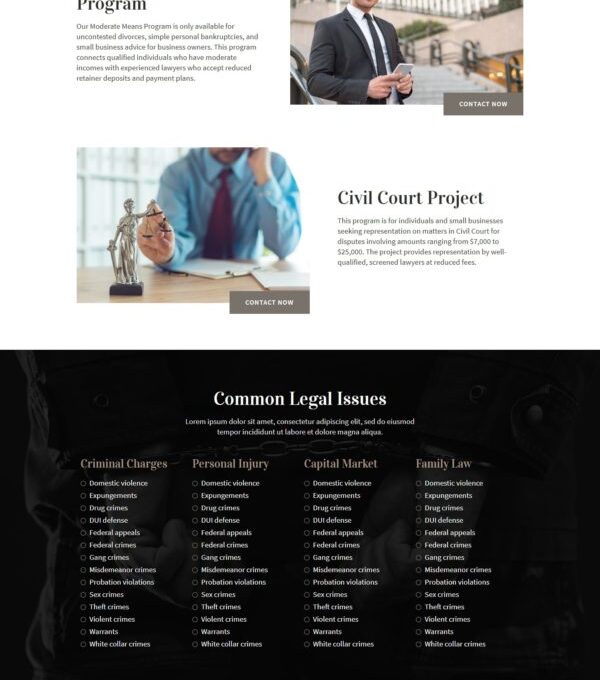 Lawyere Legal Attorney Template kit - Image 6