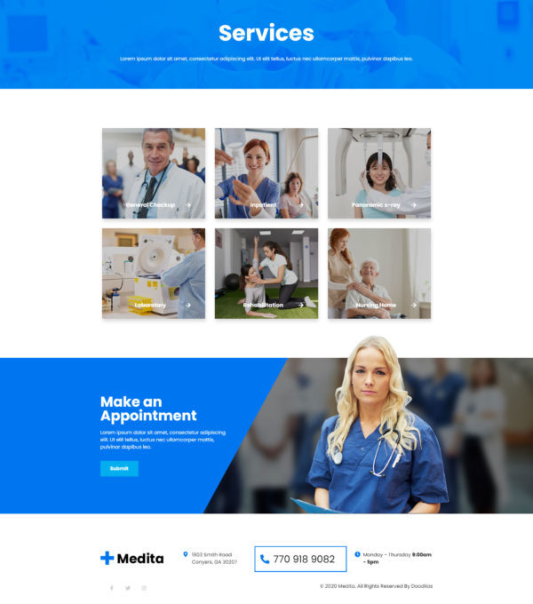 Medita Medical Service Elementor Template kit - Image 11