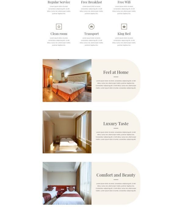 Megan Hotel Booking Template kit - Image 3