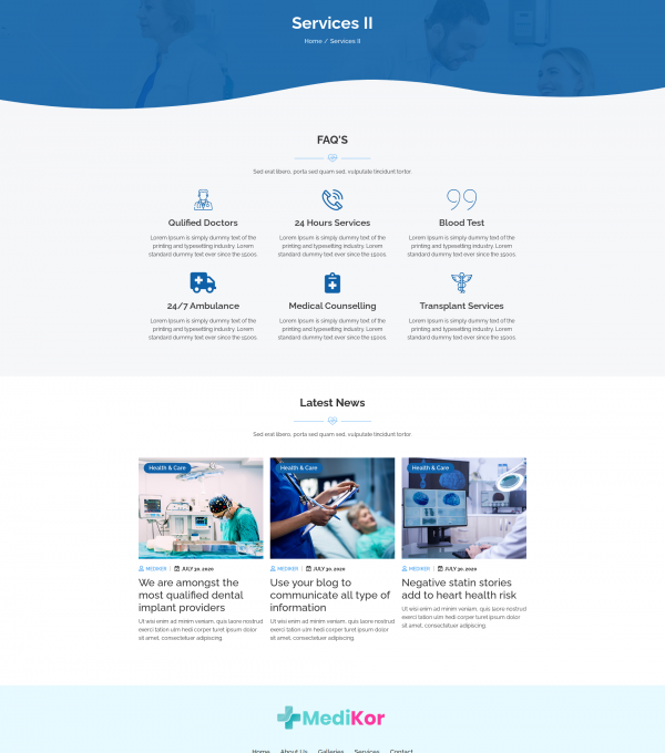 Medikor Medical Healthcare Elementor Template kit - Image 12