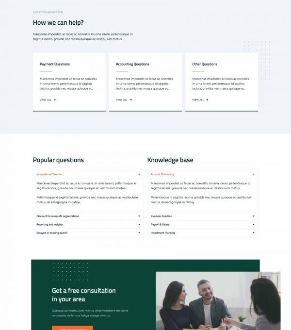 Sheet Modern Accounting Firm Template kit - Image 4