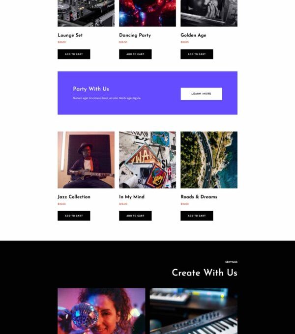 Rareradio Music Streaming Elementor Template kit - Image 32