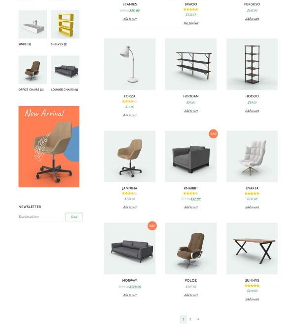 Semeru Furniture Store Elementor Template kit - Image 12