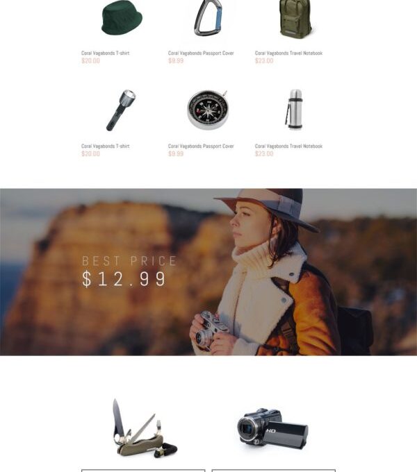 Vagabonds Travel Blog Template kit - Image 17