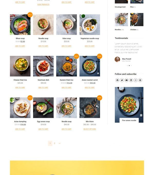 Bristol Food Delivery Catering Elementor Template - Elementor Template Kit - Image 9