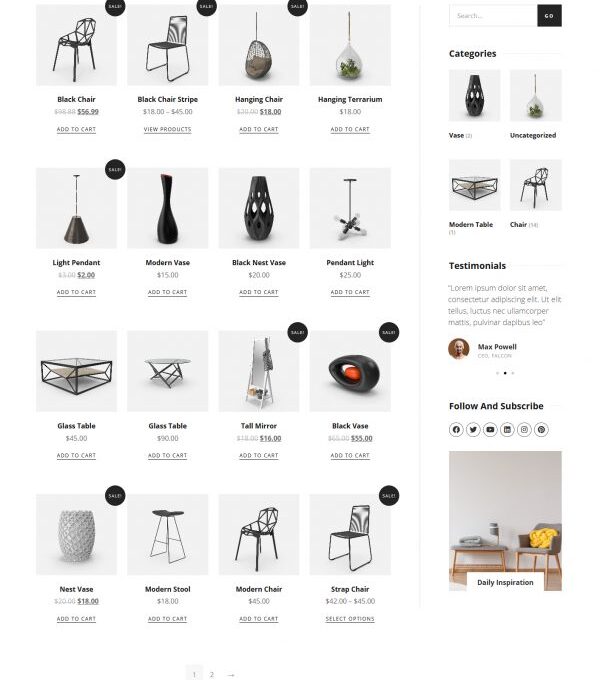 Cabana Furniture Woocommerce Template kit - Image 13