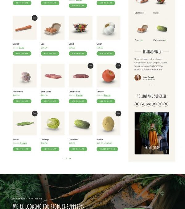 Allfresh Grocery Store Template kit - Image 15