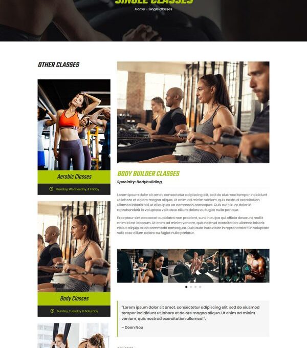 Fitx Fitness Gym Template kit - Image 5