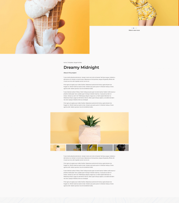 Proto Photographer Portfolio Template kit - Image 3