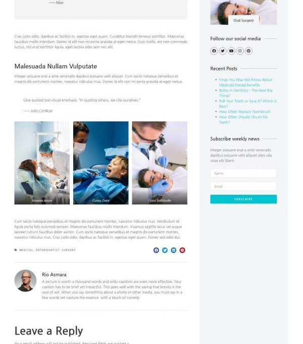 Urbandental Dentist Dental Clinic Template kit - Image 6