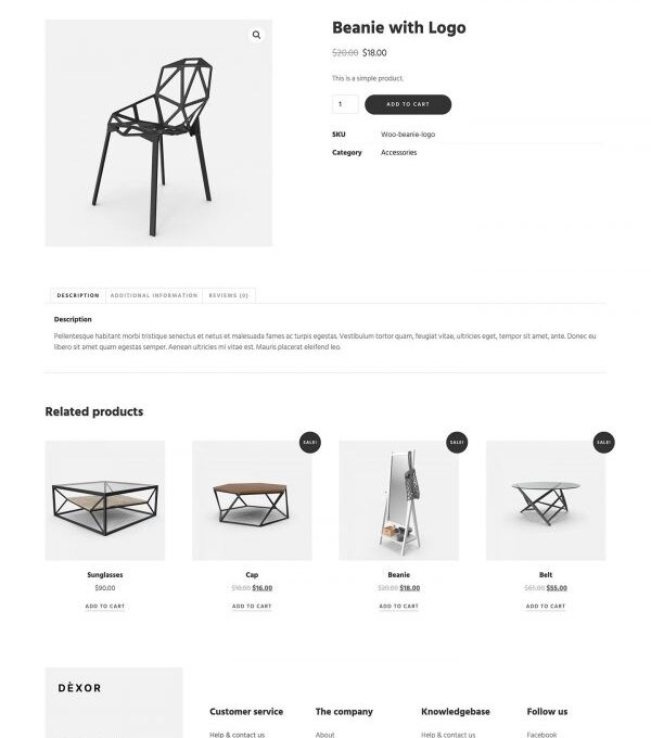 Dexor Furniture and Decor Shop Template kit - Image 9