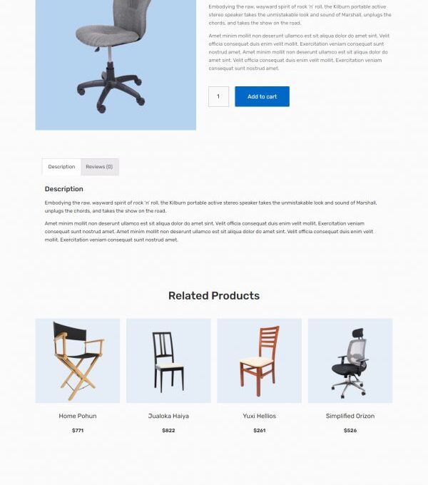 Furnatur Furniture Ecommerce Template kit - Image 5