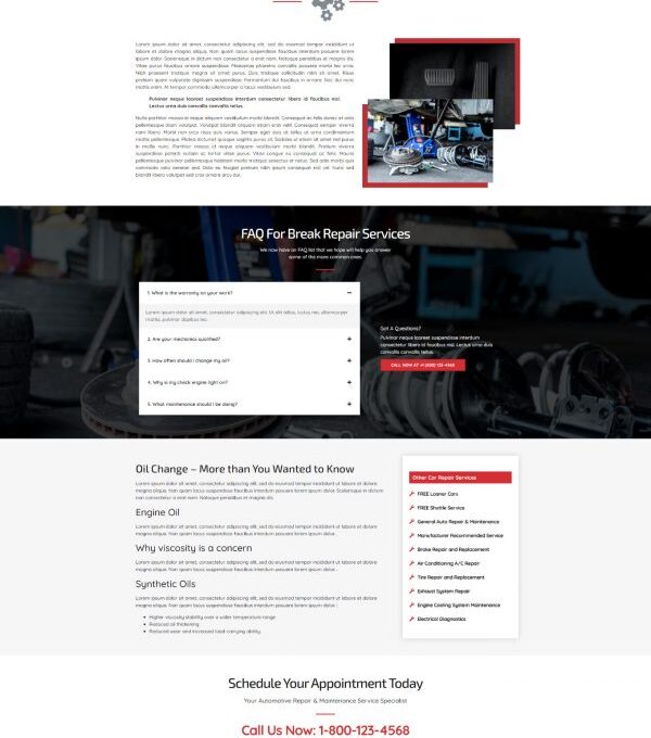 Automota Car Repair Services Template kit - Image 6