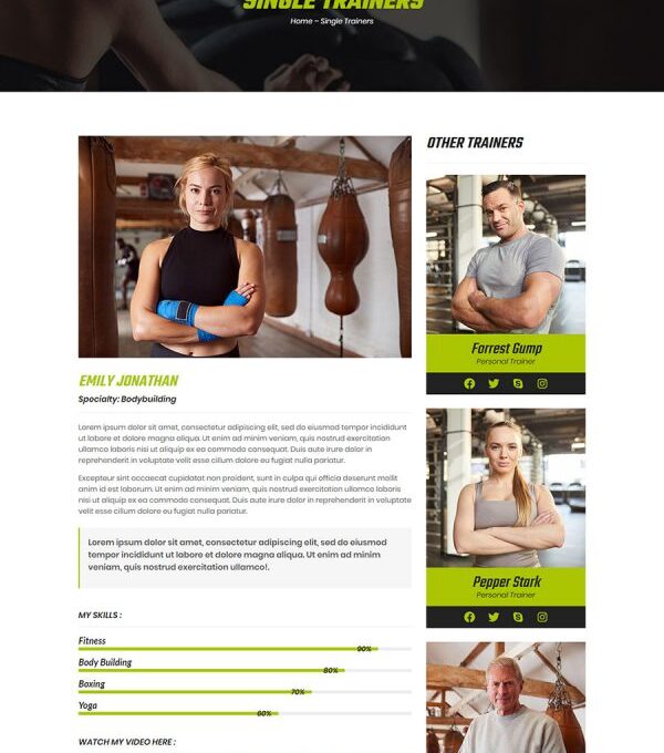 Fitx Fitness Gym Template kit - Image 9