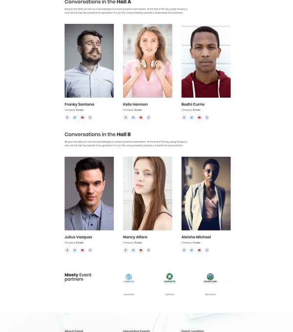 Meety Conference Meetup Template for Wordpress - Elementor Template Kit - Image 3