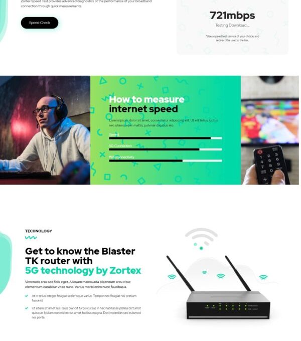 Zortex Broadband Internet Services Elementor Templ - Elementor Template Kit - Image 12