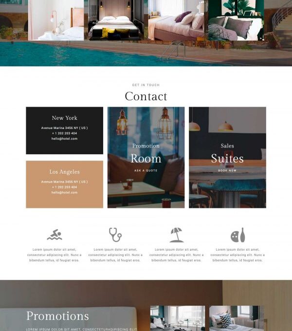 Nicdark Hotel Booking Template kit - Image 2