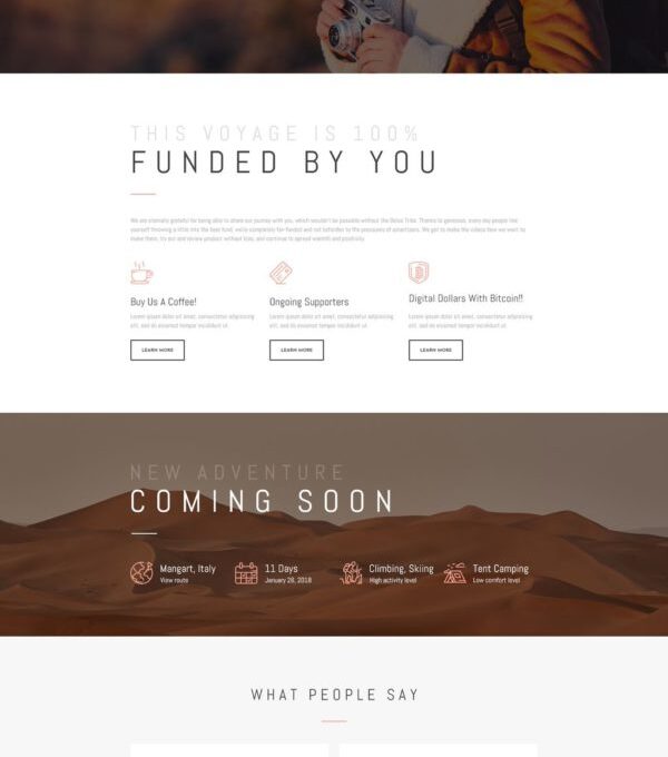 Vagabonds Travel Blog Template kit - Image 23