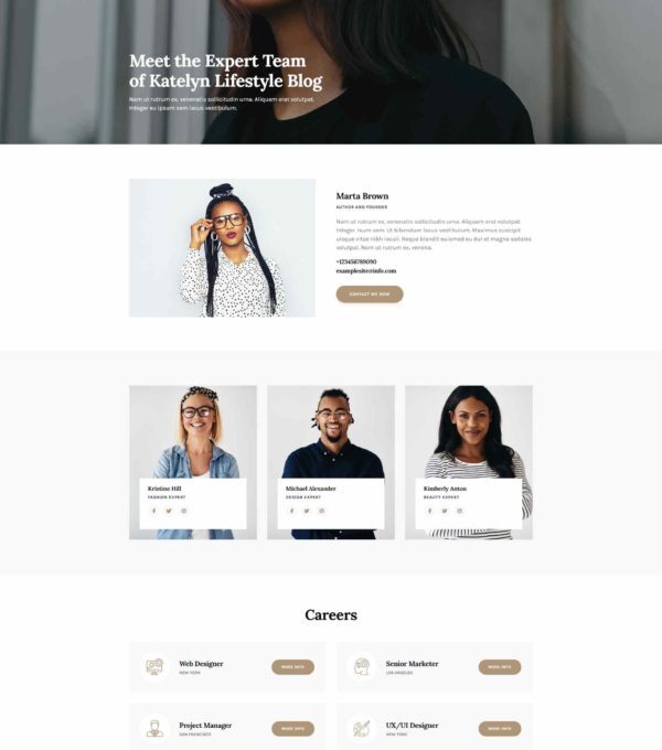 Katelyn Modern Blog Template kit - Image 16