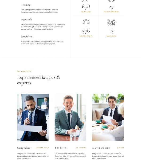 Defacto Lawyer Law Firm Elementor Template kit - Image 13