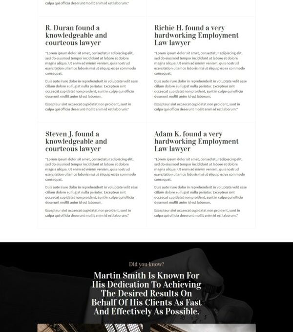 Lawyere Legal Attorney Template kit - Image 3