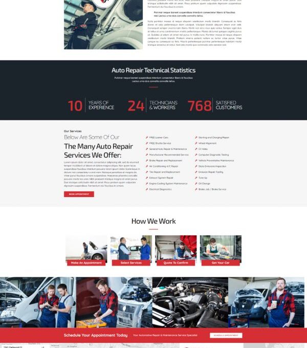 Automota Car Repair Services Template kit - Image 8