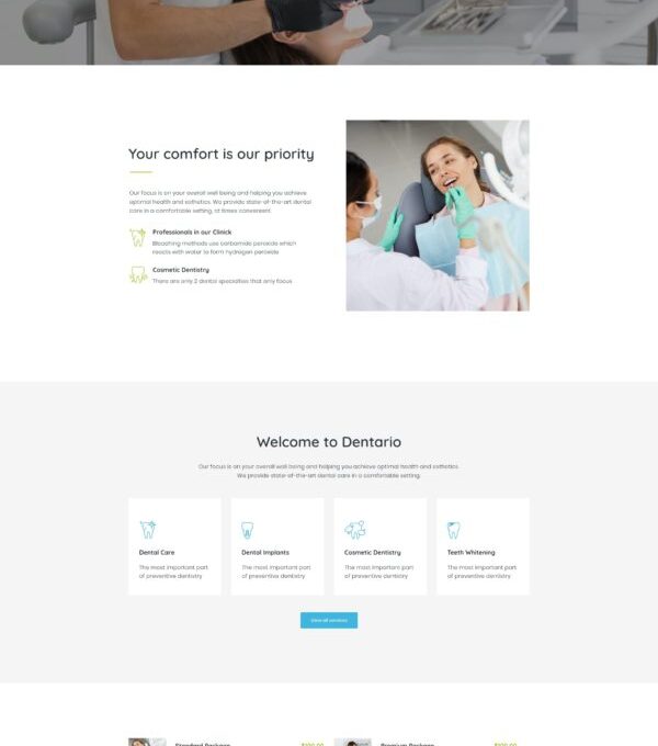 Dentario Dentist Medical Elementor Template kit - Image 21