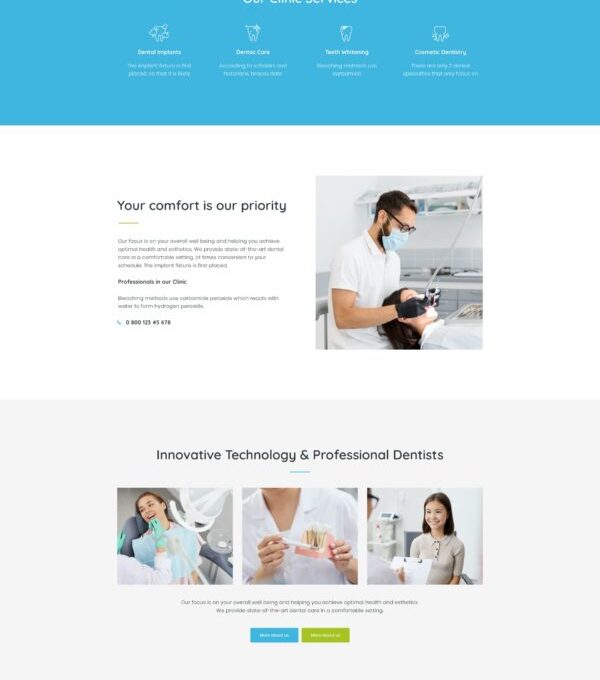 Dentario Dentist Medical Elementor Template kit - Image 22