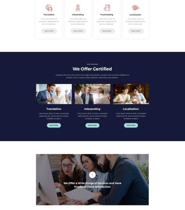 Translang Language Courses Translation Services El - Elementor Template Kit - Image 12