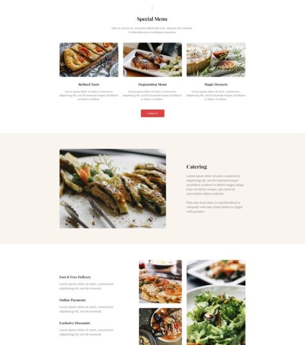 Especio Food Blog Elementor Template kit - Image 16